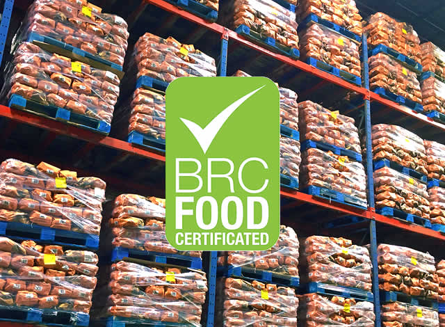 BRC food grade certified storage