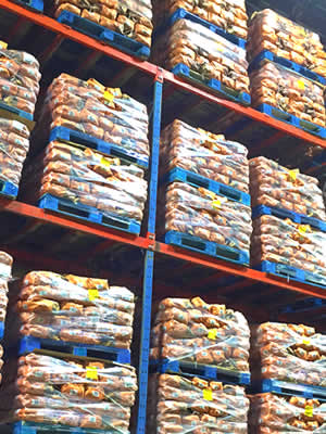 Food grade warehouse storage